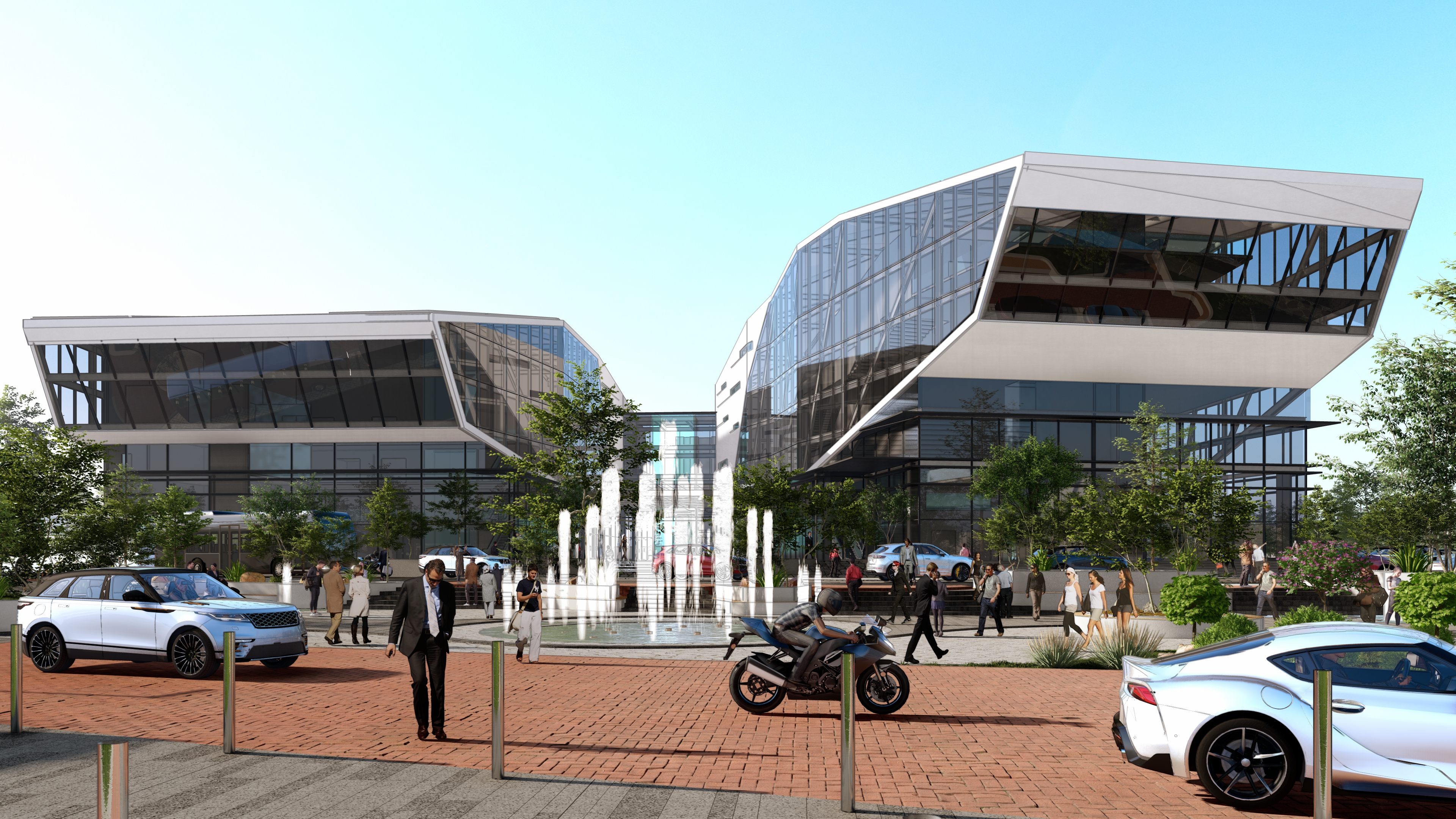 Bintulu Convention Center architectural presentation